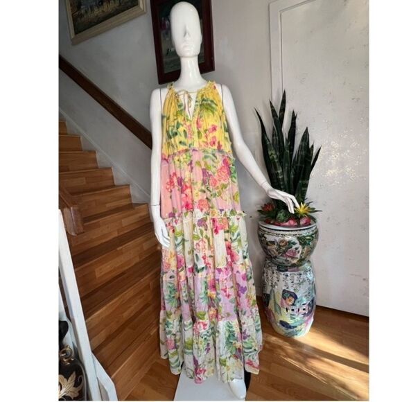 Anthropologie PQ Tiered Maxi Dress - Picture 6 of 11